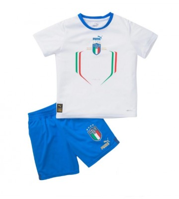 Italien Udebanesæt Børn 2022 Kort ærmer (+ korte bukser)
